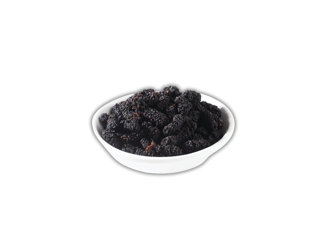 Our Dried Black Mulberries are carefully handpicked and naturally sun-dried to preserve their rich flavor and high nutritional value. Known for their antioxidant properties, mulberries are an excellent source of Vitamin C, iron, fiber, and plant-based protein. With no added sugar or preservatives, they make a delicious guilt-free snack and can be used in smoothies, trail mixes, desserts, and herbal teas. ✔ 100% Natural & Organic – No sugar, no preservatives ✔ Rich in antioxidants, vitamins & minerals ✔ Excellent for boosting energy & immunity ✔ Perfect as a snack or recipe ingredient ✔ Sourced from the pure valleys of Gilgit-Baltistan