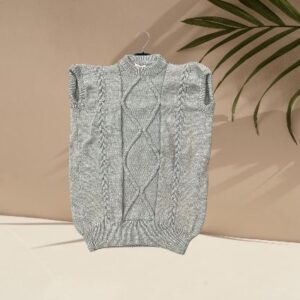 Handmade Knitted Sleeveless Sweater Vest for Men – Classic & Warm