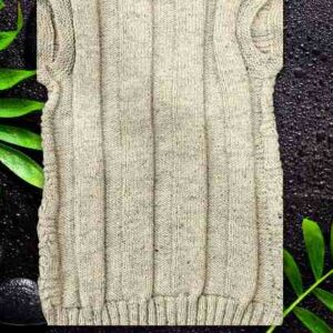 Handmade Knitted Sleeveless Sweater Vest for Men