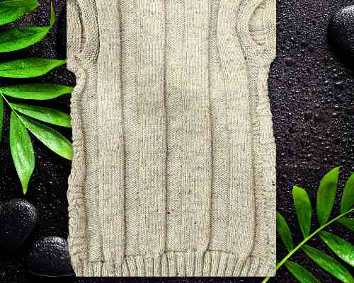 Handmade Knitted Sleeveless Sweater Vest for Men